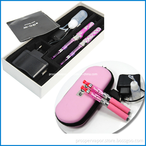 1100mAh Colourful E Cigarette Wholesale Double Zipper Bag EGO CE5 Starter Kit